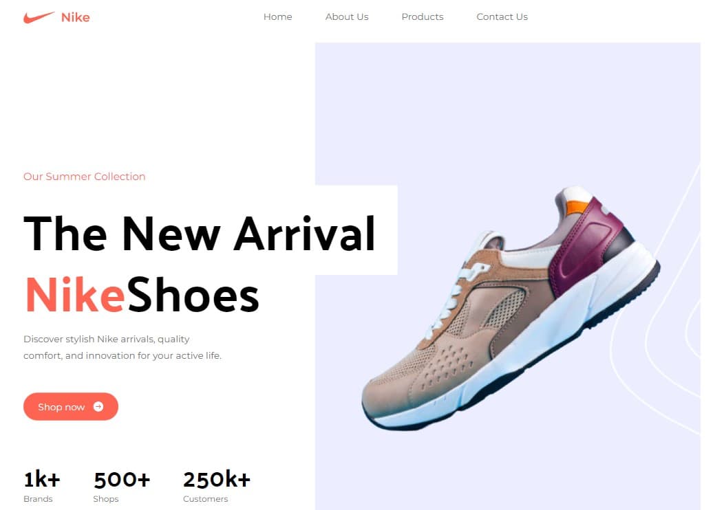 Nike Shoes | E-Commerce Website